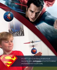 World Tech Toys Dc Justice League Superman Ir Ufo Ball Helicopter