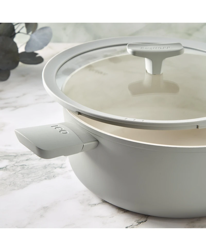 BergHOFF Balance Non-stick Ceramic Stockpot 11", 6.5qt. With Glass Lid, Recycled Aluminum