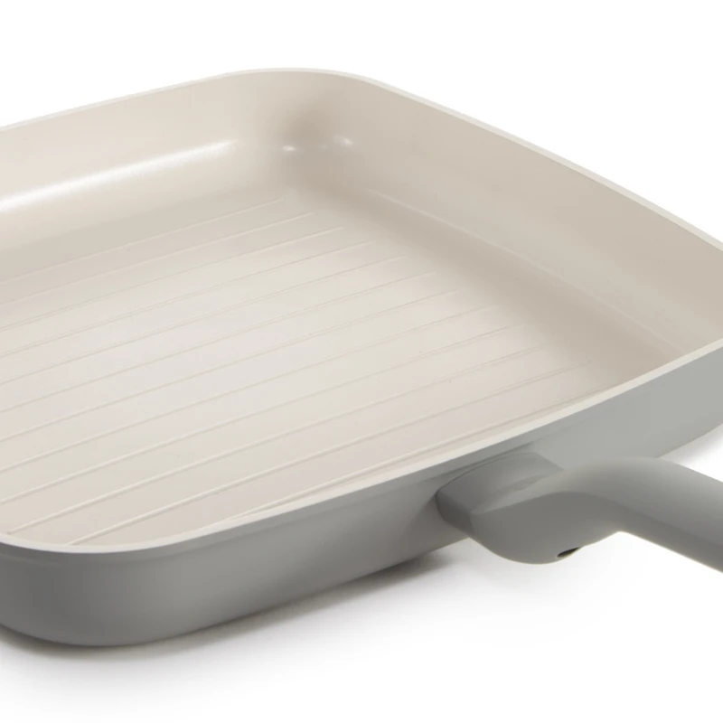 BergHOFF Balance Non-stick Ceramic Grill Pan 11", Recycled Aluminum