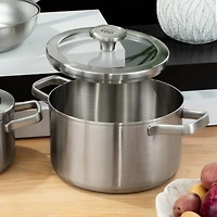BergHOFF Graphite 5Pc Recycled 18/10 Stainless Steel Cookware Set