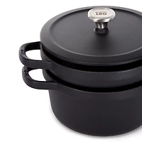 BergHOFF Graphite 3Pc Enamel Cast Iron Cookware Set
