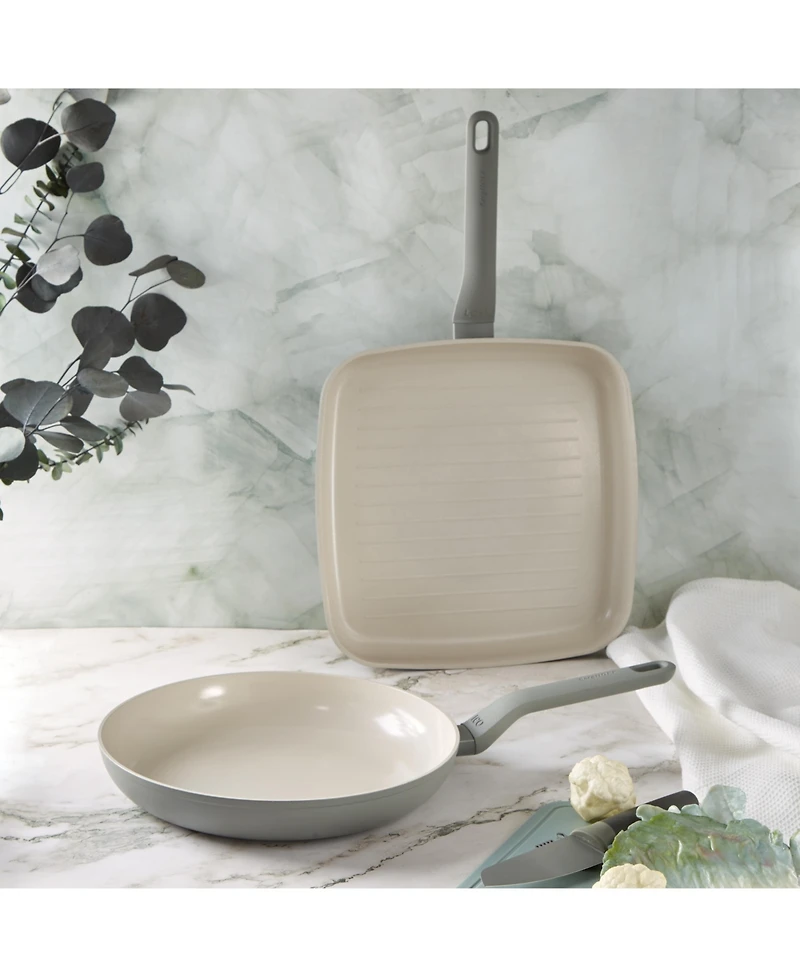 BergHOFF Balance 2Pc Non-stick Ceramic Specialty Cookware Set, Recycled Aluminum