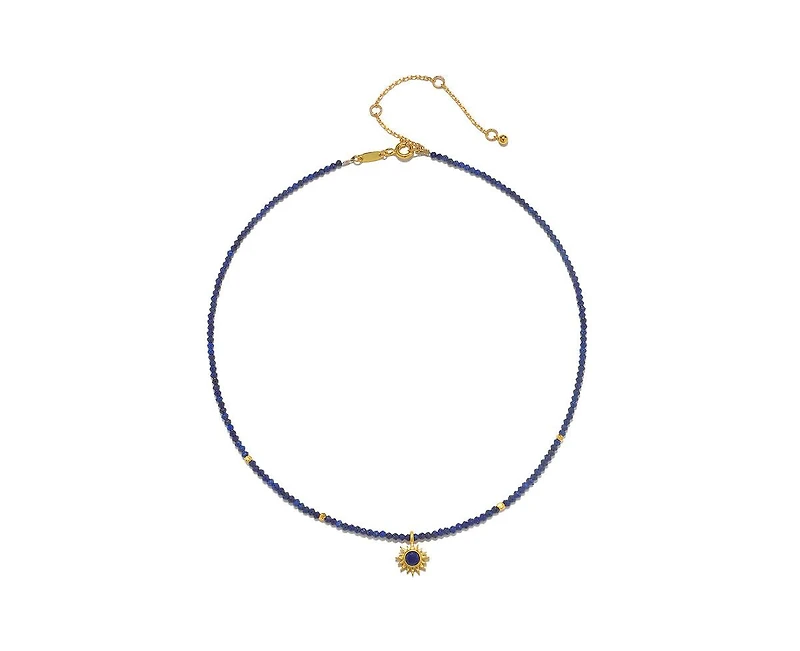 Light Seeker Lapis Starburst Choker Necklace