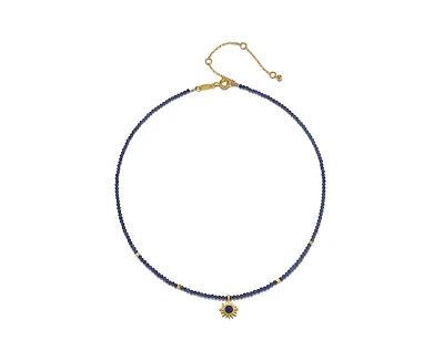 Light Seeker Lapis Starburst Choker Necklace