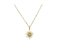 North Star Labradorite Starburst Necklace