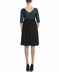 kimi + kai Maternity Polka Dot Lace Dress