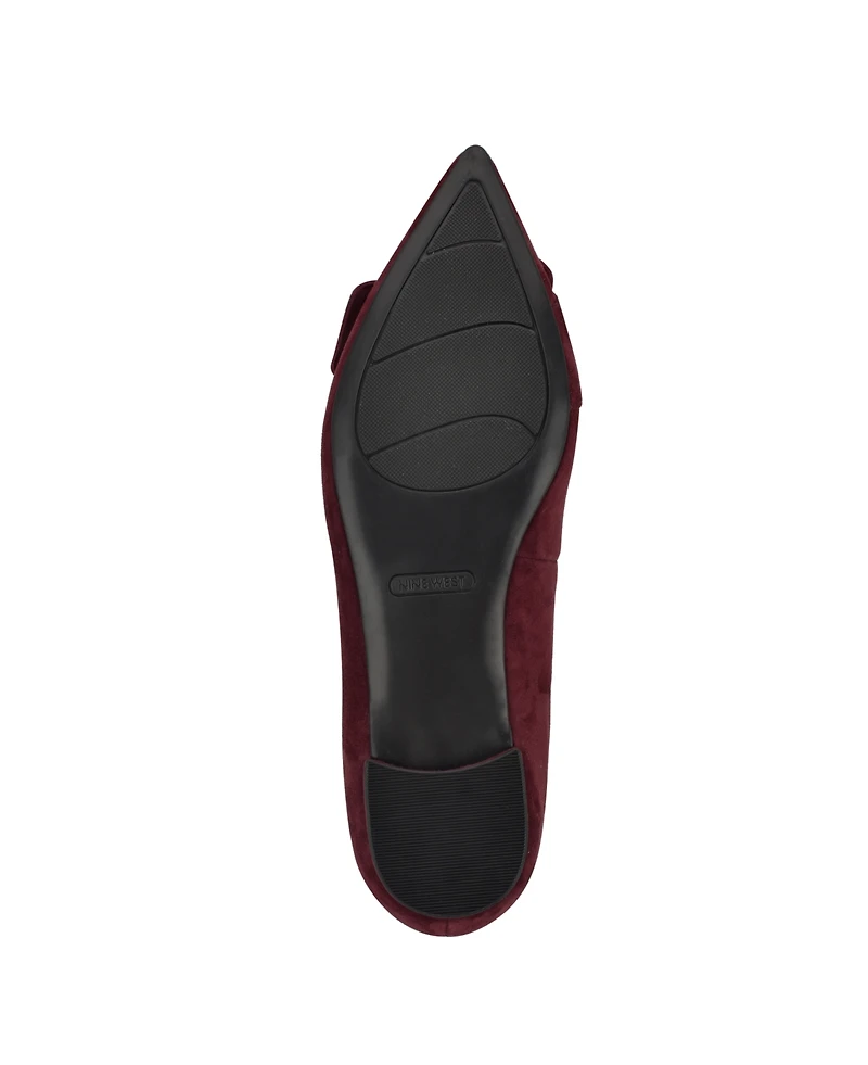 Nine West Women's Jesike Buckle Slip-On Flats