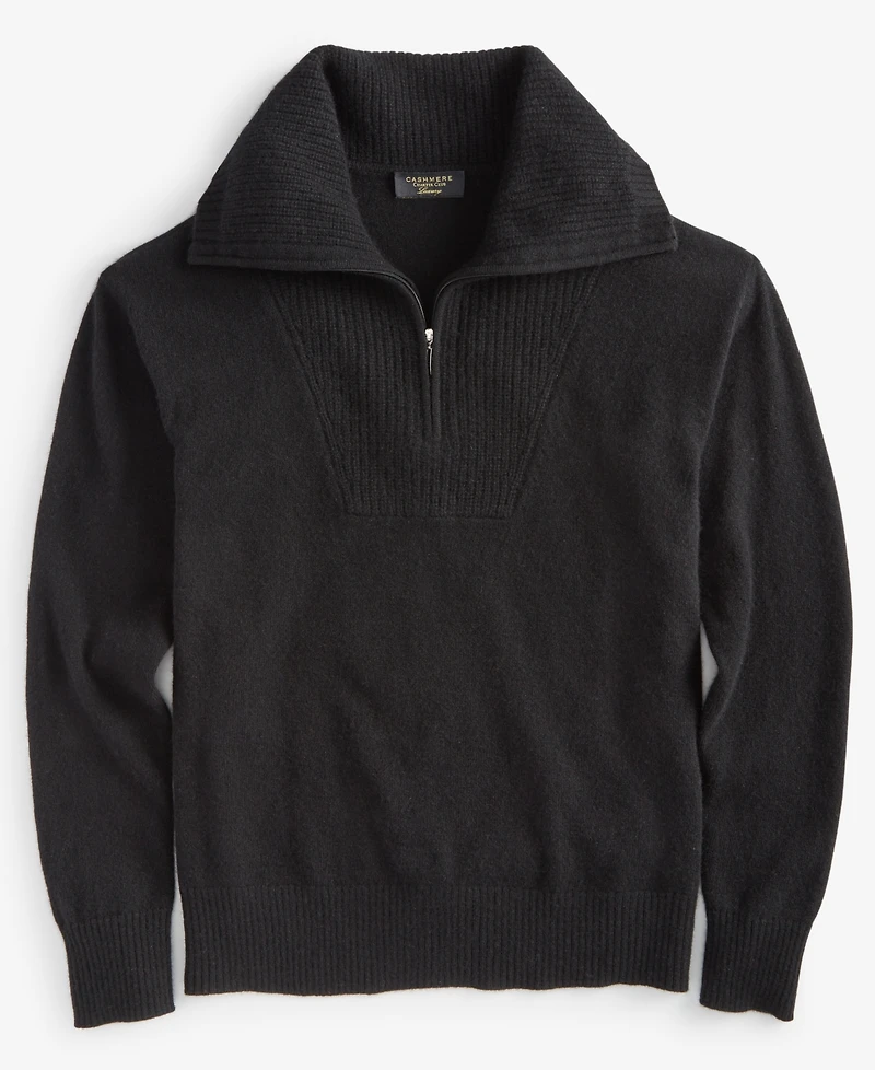 Charter Club 100% Cashmere Women's Quarter-Zip Sweater, Created for Macy's