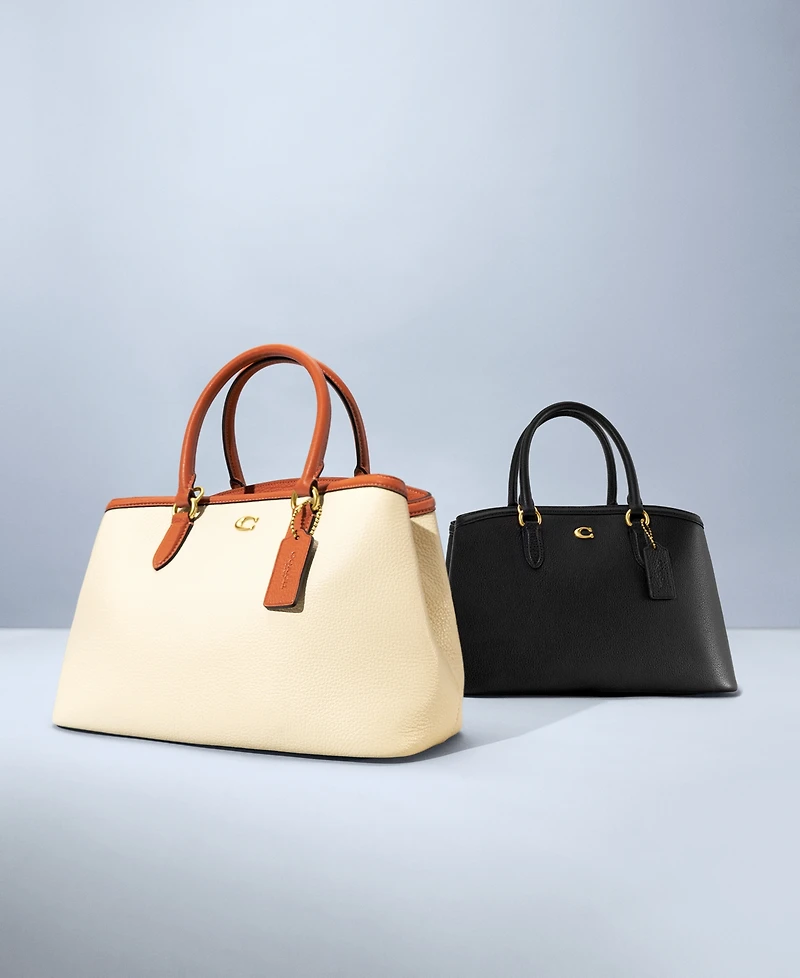 Coach Legacy Medium 28 Pebbled Leather Carryall
