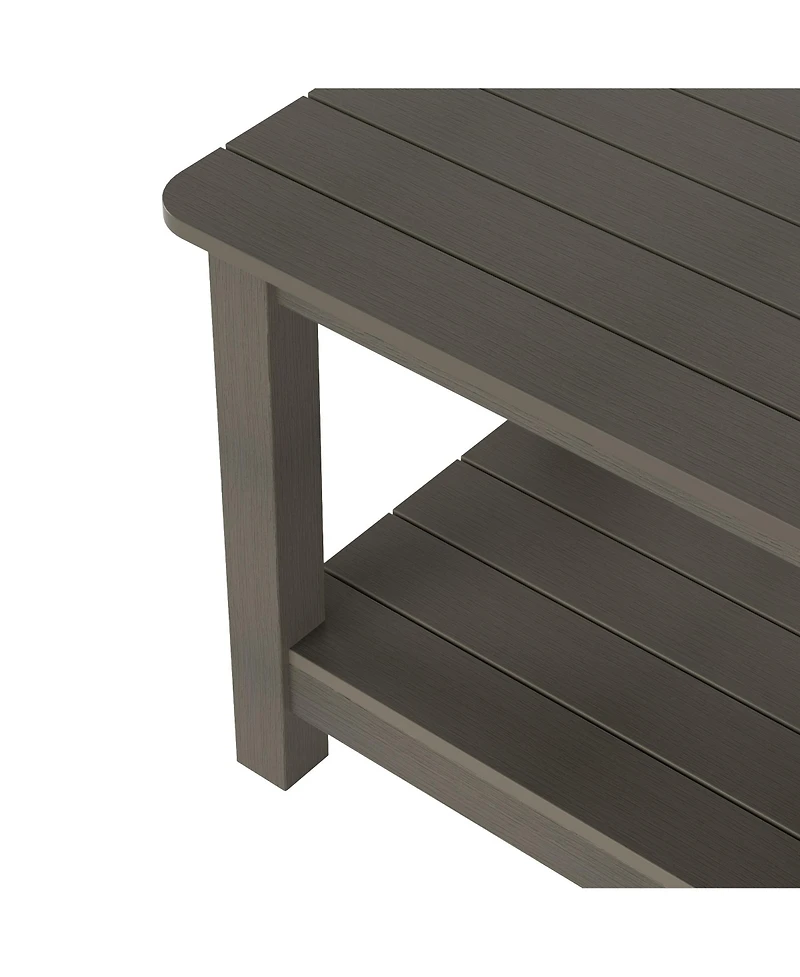 WestinTrends Outdoor Patio All-weather Modern Side Table
