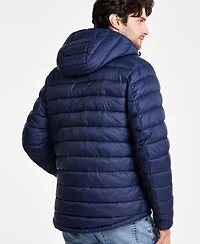 Hawke & Co. Men's Sherpa Lined Hooded Puffer Jacket