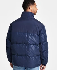 Tommy Hilfiger Men's Mixed-Media Puffer Jacket