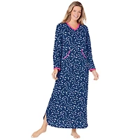 Dreams & Co. Women's Plus Long Printed Sleep Shirt
