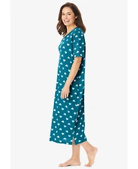 Dreams & Co. Women's Long Print Sleepshirt
