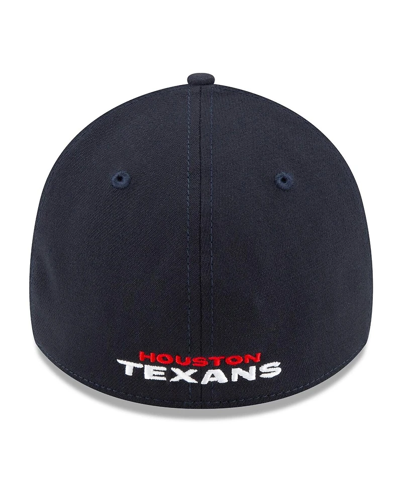 New Era Men's Navy Houston Texans Team Classic 39THIRTY Flex Hat
