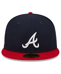 New Era Men's Navy Atlanta Braves Big League Chew Team 59FIFTY Fitted Hat