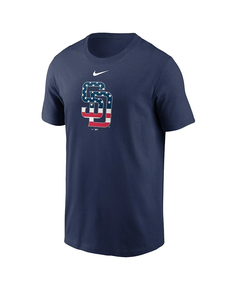 Nike Men's Navy San Diego Padres Americana T-Shirt