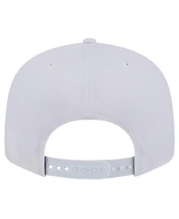New Era Men's San Francisco 49ers Main White on White 9FIFTY Snapback Hat