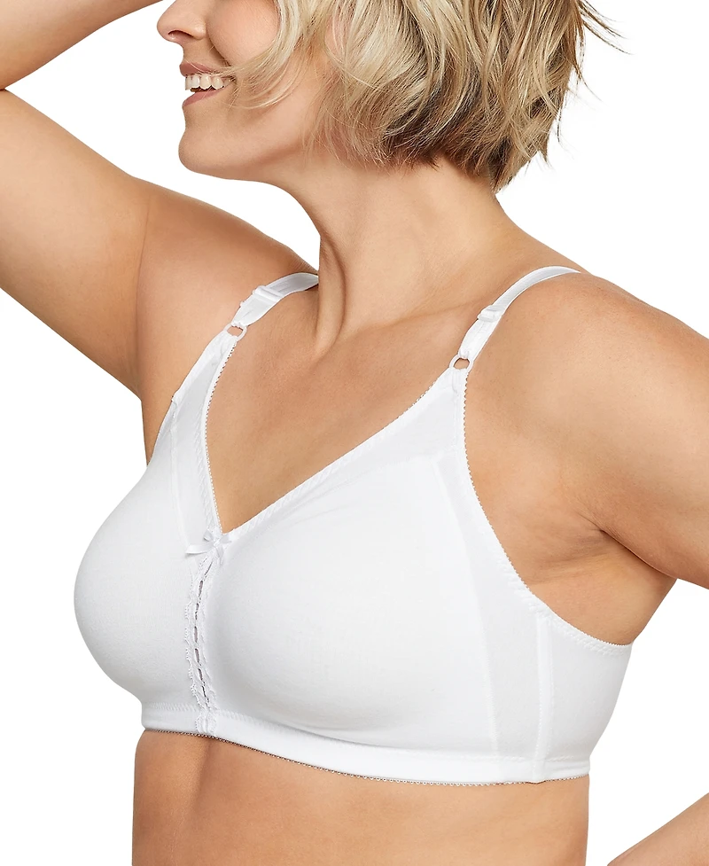 Bali Double Support Cotton Wireless Bra with Cool Comfort 3036