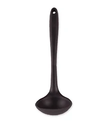 Rsvp International Silicone Coated Steel 11x3.5" Ela Series Black Ladle