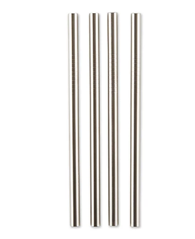 Rsvp International Endurance Stainless Steel 4 Piece 5" Straw Set