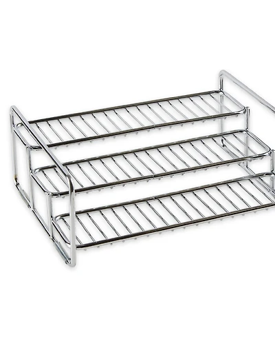 Rsvp International Stainless Steel 11" x 8.5" x 4" 3 Tier Spice/Can Rack