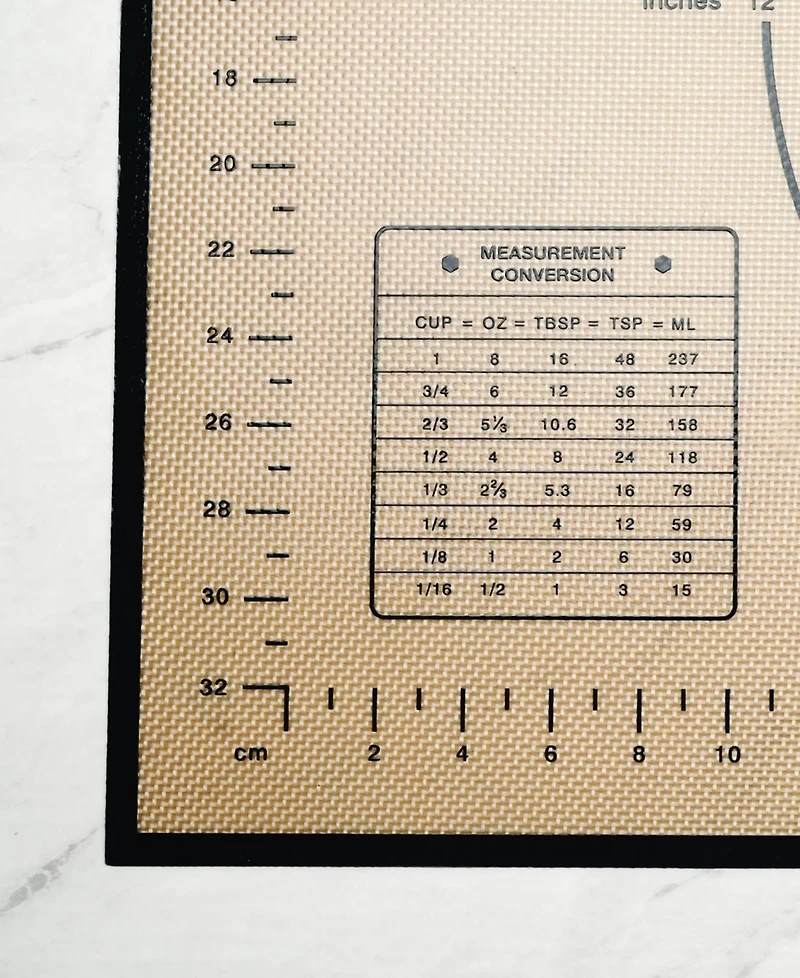 Rsvp International Silicone 24x16" Silicone Pastry Mat