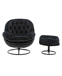 Simplie Fun Accent Chair Tv Chair Living Room Chair With Ottoman