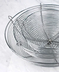 Rsvp International Woven Wire 3 Tier Chrome Hanging Basket