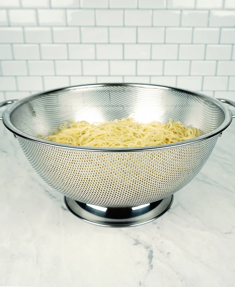 Rsvp International Endurance Precision Pierced Stainless Steel 5 Quart Colander