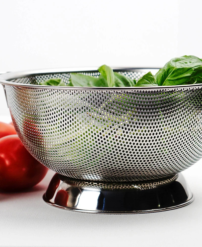 Rsvp International Endurance Precision Pierced Stainless Steel 3 Quart Colander