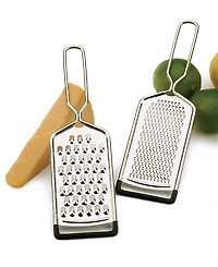 Rsvp International Endurance Stainless Steel 2 Piece 10"x3" Hand Held Cheese Grater