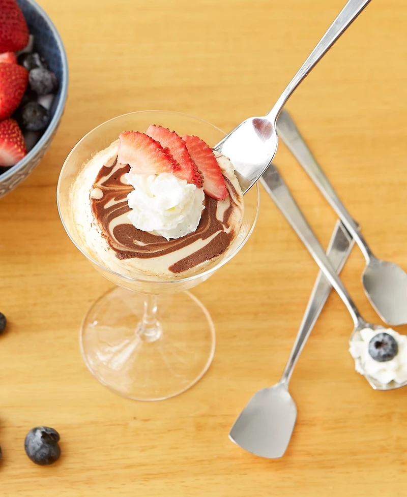 Rsvp International Endurance Stainless Steel 4 Piece 6" Ice Cream Spoons Set