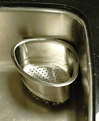 Rsvp International Endurance Pierced Stainless Steel 9"x7"x5" In-Sink Corner Basket