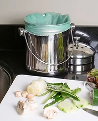 Rsvp International Endurance Stainless Steel 1/2 Gallon Compost Pail