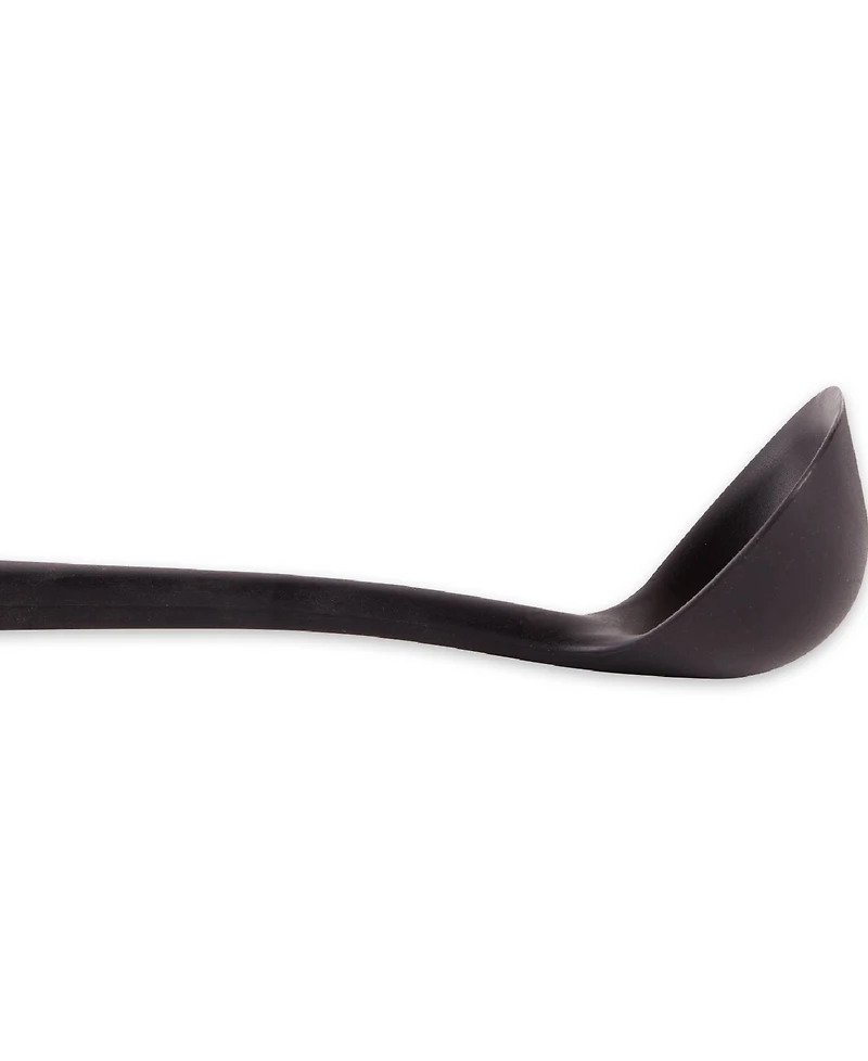 Rsvp International Silicone Coated Steel 11x3.5" Ela Series Black Ladle