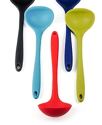 Rsvp International Silicone Coated Steel 11x3.5" Ela Series Red Ladle