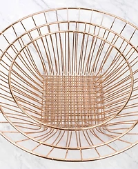Rsvp International Woven Wire 3 Tier Copper Hanging Basket