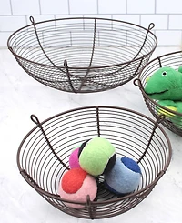 Rsvp International Woven Wire 3 Tier Bronze Hanging Basket