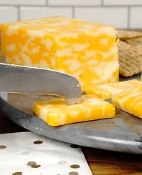 Rsvp International Grey Marble 10" Diameter Cheese Board Knife Set
