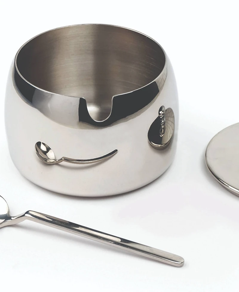 Rsvp International Endurance 18/8 Stainless Steel 8 ounce Sugar Bowl Spoon