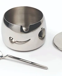 Rsvp International Endurance 18/8 Stainless Steel 8 ounce Sugar Bowl Spoon