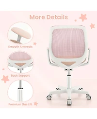 Kids Desk Chair Swivel Mesh Children Computer with Adjustable Height