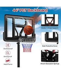 Portable Basketball Hoop 7.5-10FT Adjustable Basketball Goal System