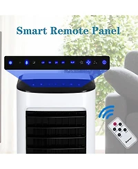 Evaporative Portable Air Cooler Fan & Humidifier with Filter Remote Control