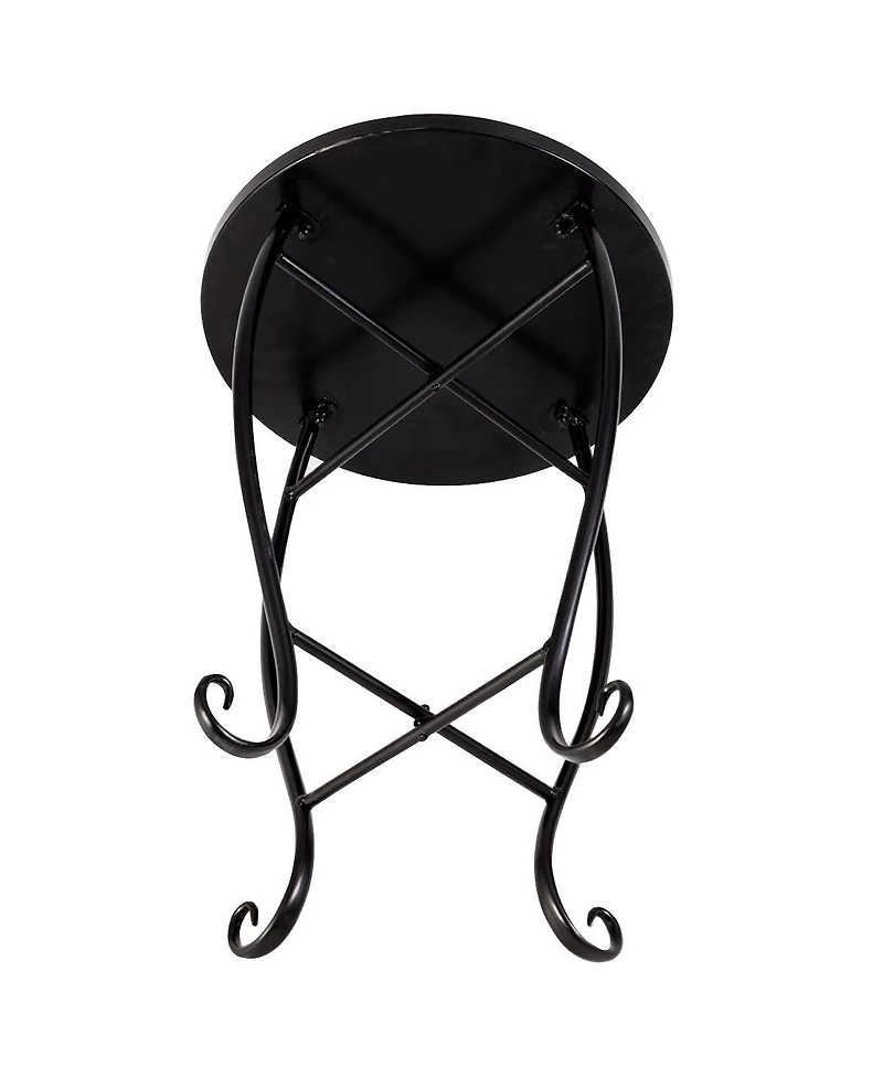 Outdoor Indoor Accent Table Plant Stand Cobalt