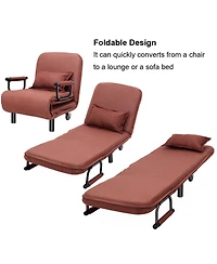 Folding Sofa Bed Sleeper Convertible Armchair Leisure