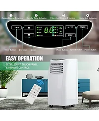 8,000BTU Portable Air Conditioner & Dehumidifier Function Remote