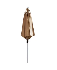 9' Patio Market Umbrella Table Aluminum Crank