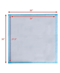 150 Pcs Puppy Pet Pads Dog Cat Wee Pee Piddle Pad Training Underpads (30'' x 30'')